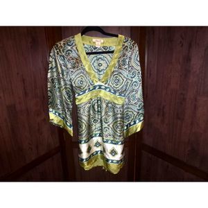 Karena P. Boho Silk Blouse Tunic